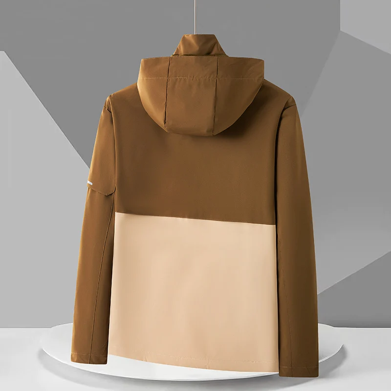 Herren Wasserabweisende Softshell-Outdoorjacke mit Kapuze, mehrere Reißverschlusstaschen und kontrastierenden Paneelen Nord Taschen