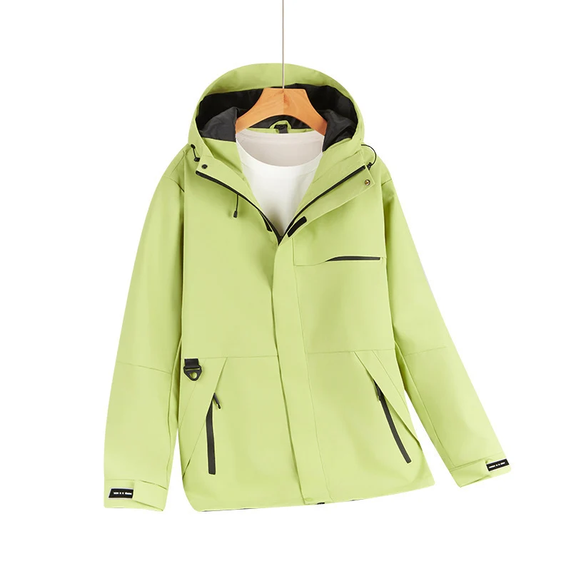 Herren Wasserabweisende Softshell-Kapuzenjacke mit verdeckten Reißverschlüssen und urbanem Schnitt Nord Taschen