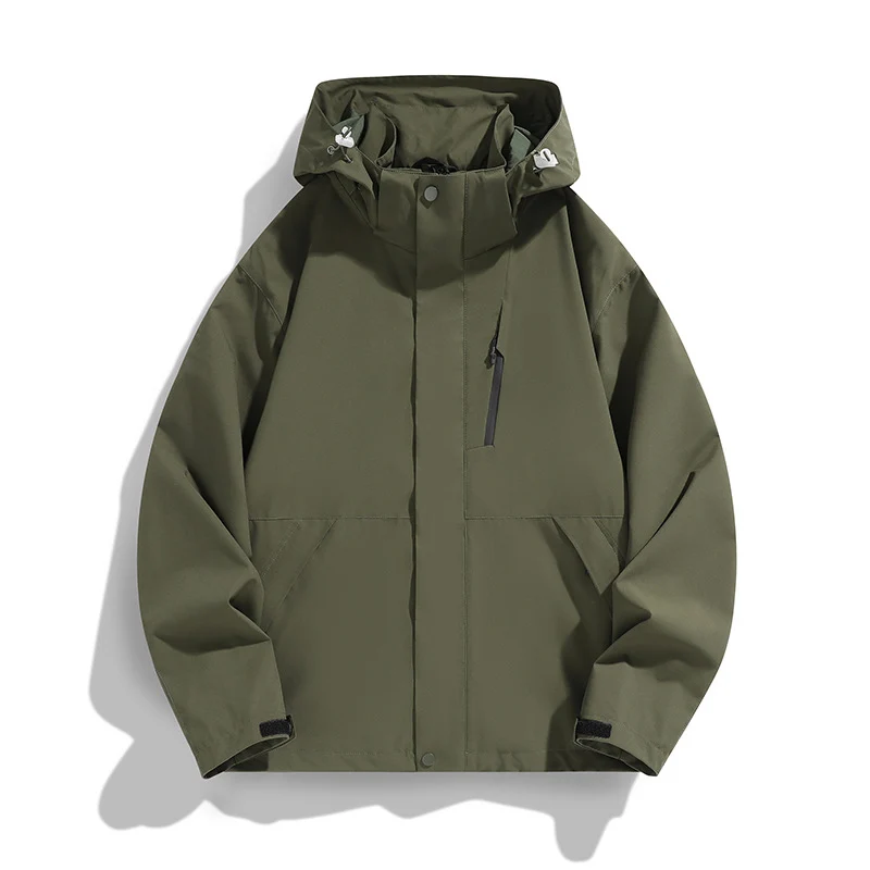 Damen Oversize Softshell-Kapuzenjacke mit Drop-Shoulder, verdeckten Reißverschlüssen und Kordelzug Nord Taschen