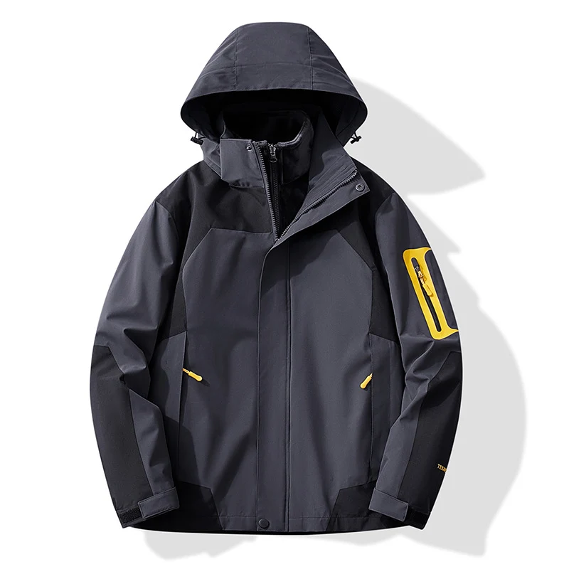 Damen Multifunktionale Trekking-Softshelljacke mit herausnehmbarer Fleece‑Innenlage und Kapuze Nord Taschen