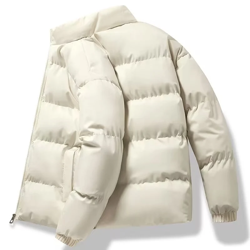 Damen Kurz geschnittene Thermo-Pufferjacke mit Stehkragen und minimalistischer Zipperfront Nord Taschen