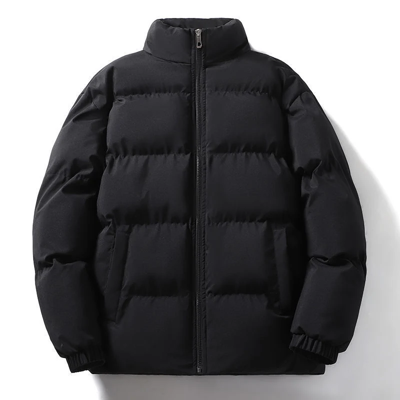 Damen Kurz geschnittene Thermo-Pufferjacke mit Stehkragen und minimalistischer Zipperfront Nord Taschen