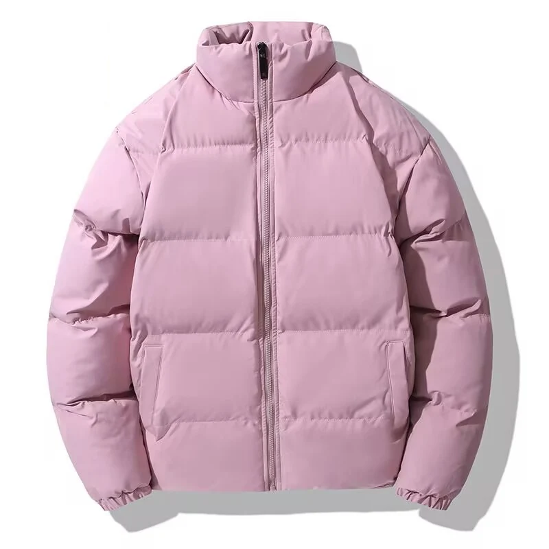 Damen Kurz geschnittene Thermo-Pufferjacke mit Stehkragen und minimalistischer Zipperfront Nord Taschen