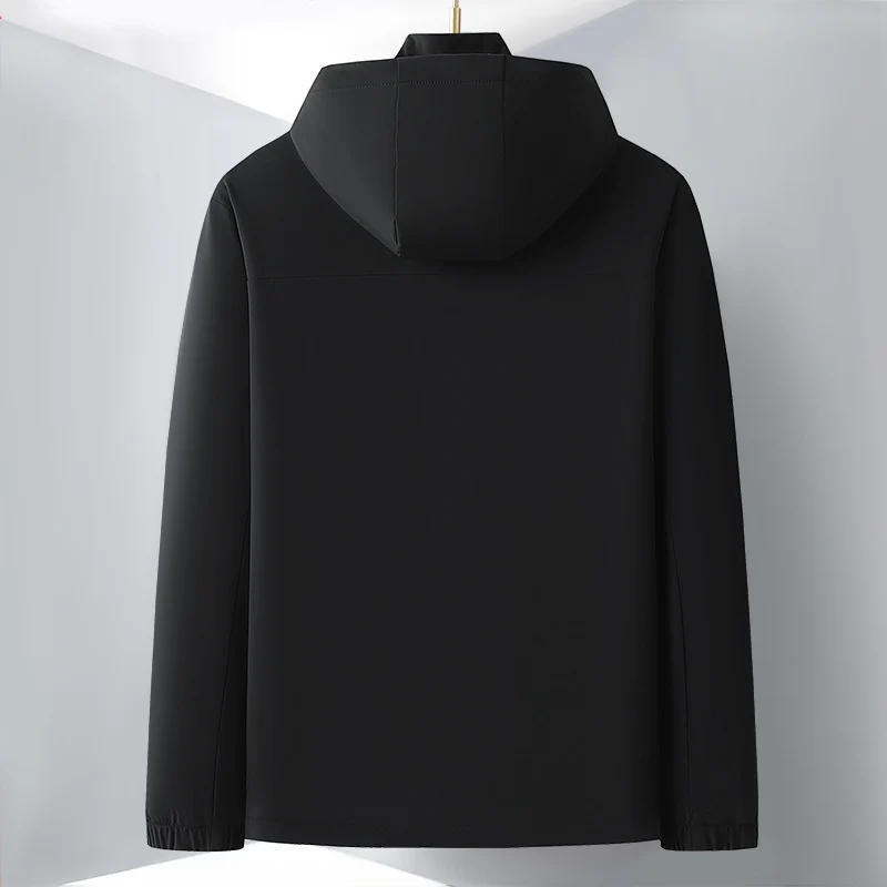Herren Leichte Softshell-Hybridjacke mit Kapuze, atmungsaktivem Mesh-Futter und verdeckten Reißverschlusstaschen Nord Taschen