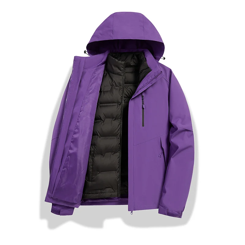Herren Kombinierbare Winterjacke mit abnehmbarem Stepp-Innenfutter Nord Taschen