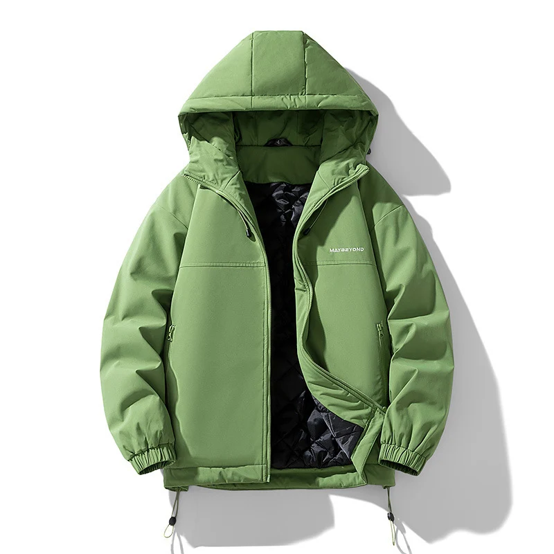 Herren wasserabweisende gefütterte Kapuzenjacke mit Thermostepp-Innenlage Nord Taschen