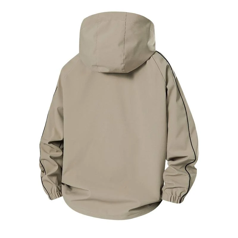 Herren Leichte Softshell-Outdoorjacke mit Kapuze, elastischen Bündchen und durchgehendem Reißverschluss Nord Taschen