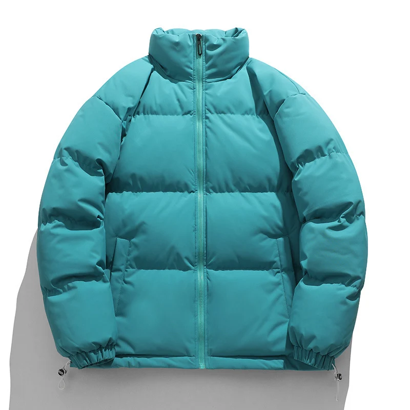 Unisex Wattierte Stepp-Übergangsjacke mit hohem Kragen und verstellbarem Saum Nord Taschen