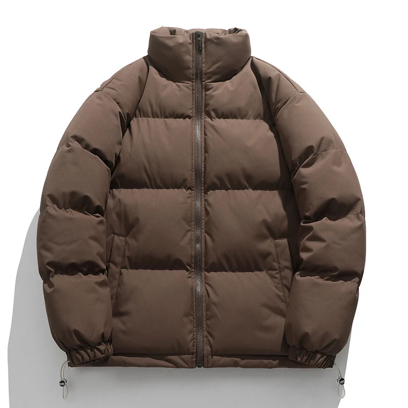 Unisex Wattierte Stepp-Übergangsjacke mit hohem Kragen und verstellbarem Saum Nord Taschen