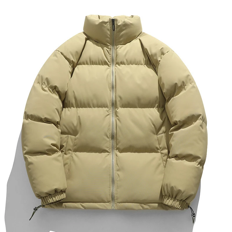 Unisex Wattierte Stepp-Übergangsjacke mit hohem Kragen und verstellbarem Saum Nord Taschen
