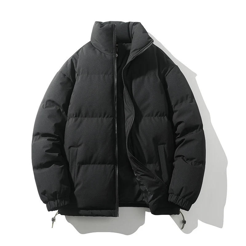 Unisex Wattierte Stepp-Übergangsjacke mit hohem Kragen und verstellbarem Saum Nord Taschen