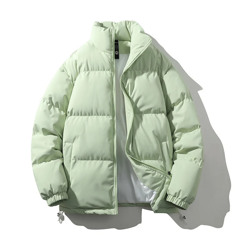 Unisex Wattierte Stepp-Übergangsjacke mit hohem Kragen und verstellbarem Saum Nord Taschen