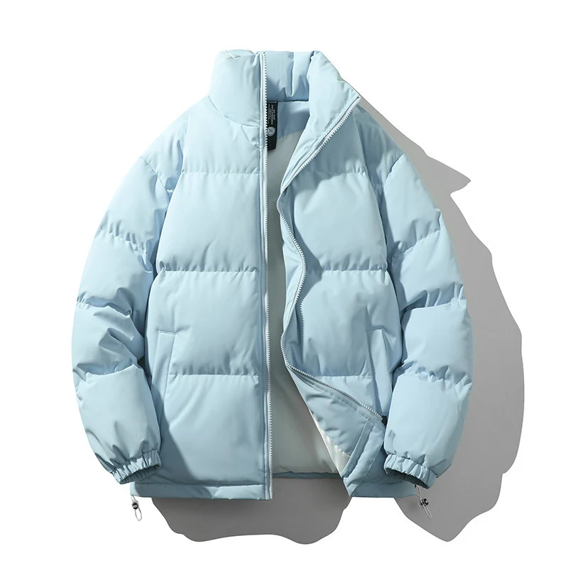 Unisex Wattierte Stepp-Übergangsjacke mit hohem Kragen und verstellbarem Saum Nord Taschen