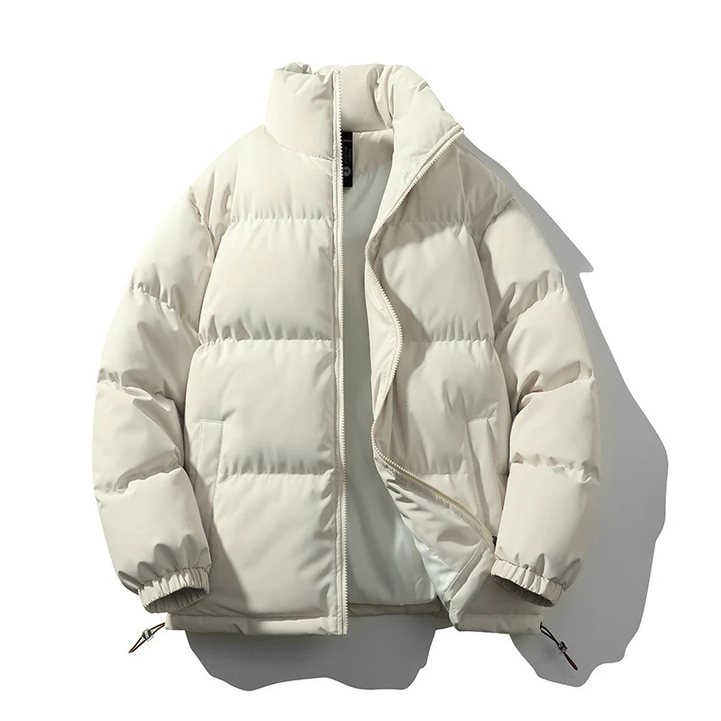 Unisex Wattierte Stepp-Übergangsjacke mit hohem Kragen und verstellbarem Saum Nord Taschen
