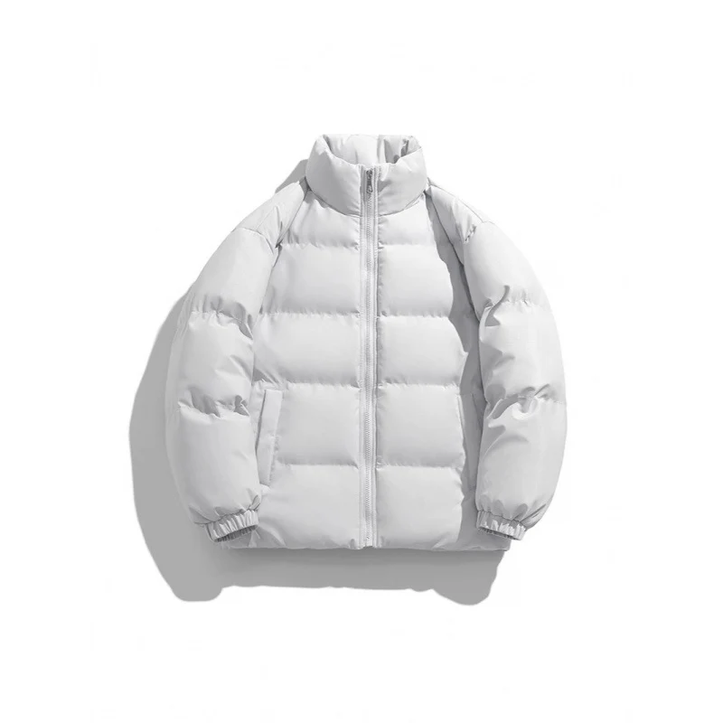 Unisex Leichte gesteppte Daunenoptik Pufferjacke mit Stehkragen und Zwei-Wege-Reißverschluss Nord Taschen