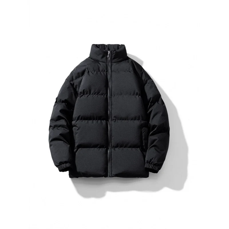 Unisex Leichte gesteppte Daunenoptik Pufferjacke mit Stehkragen und Zwei-Wege-Reißverschluss Nord Taschen