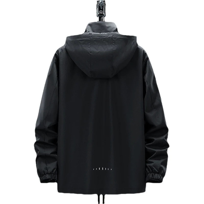Herren Leichte Softshell-Outdoorjacke mit Kapuze, wind- und wasserabweisender Oberfläche Nord Taschen