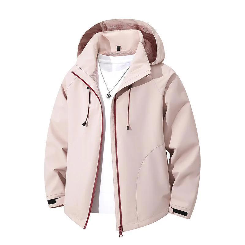 Herren Leichte Softshell-Kapuzenjacke mit verstellbarer Kapuze und wind- sowie wasserabweisender Membran Nord Taschen