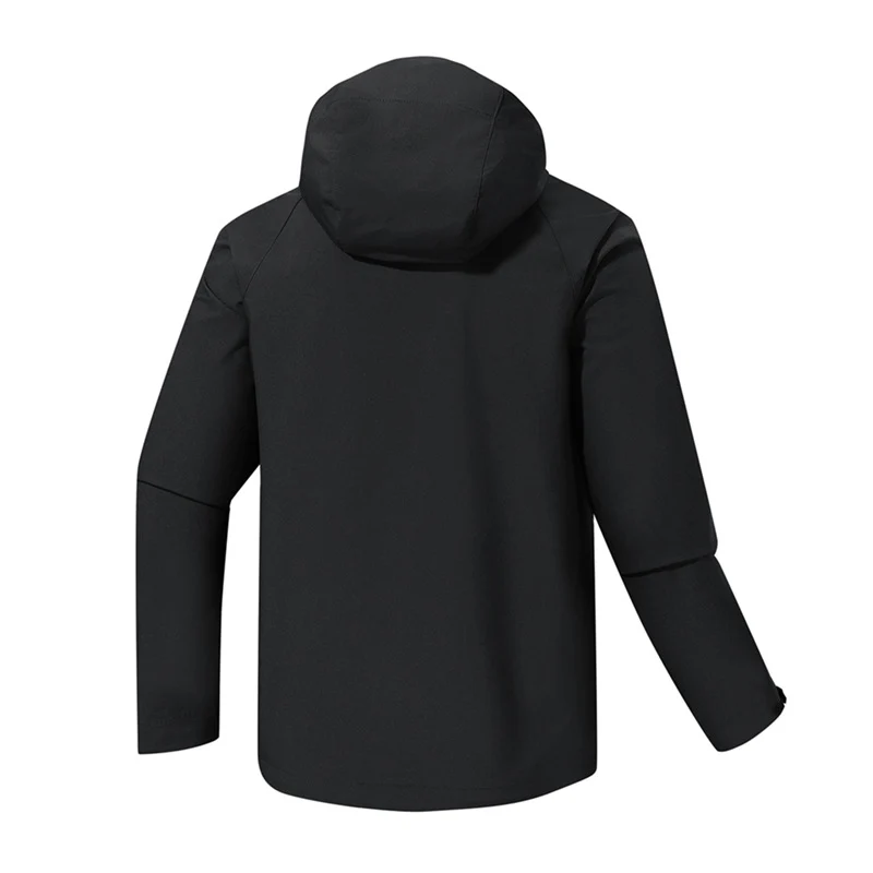 Herren Urbaner Softshell-Trekkingparka mit nahtversiegelter Wetterschutzmembran und anatomischer Kapuze Nord Taschen