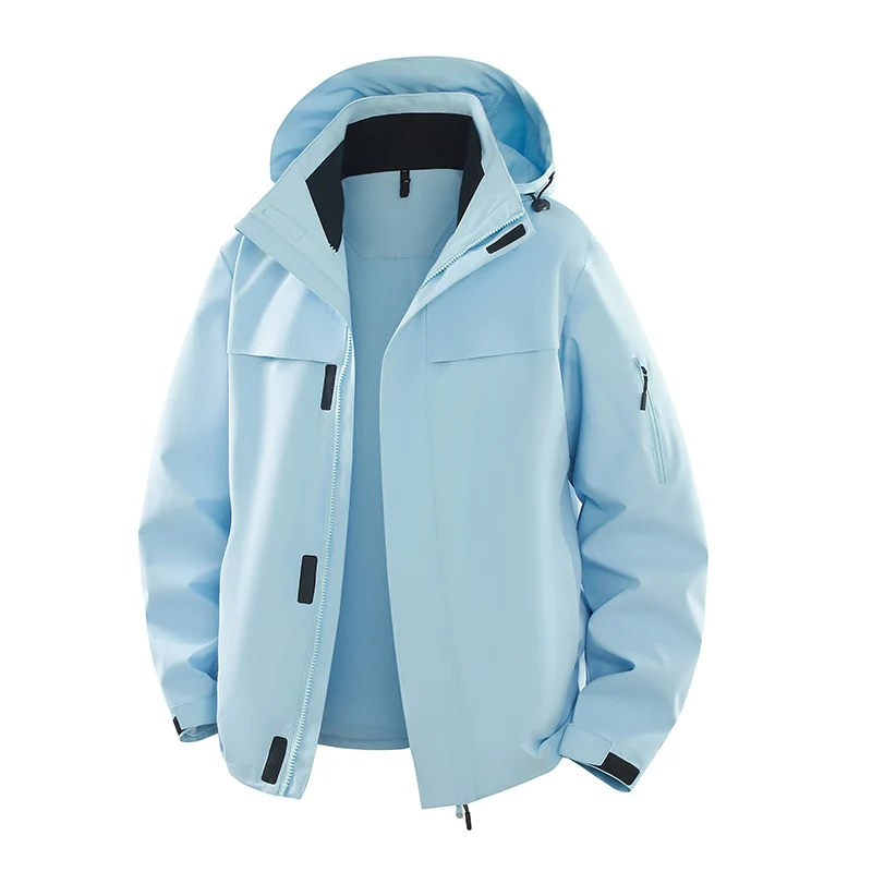 Herren Urbaner Softshell-Outdoorblouson mit Kapuze, verdecktem Reißverschluss und Mehrfach-Taschen Nord Taschen
