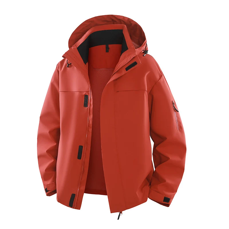 Herren Urbaner Softshell-Outdoorblouson mit Kapuze, verdecktem Reißverschluss und Mehrfach-Taschen Nord Taschen