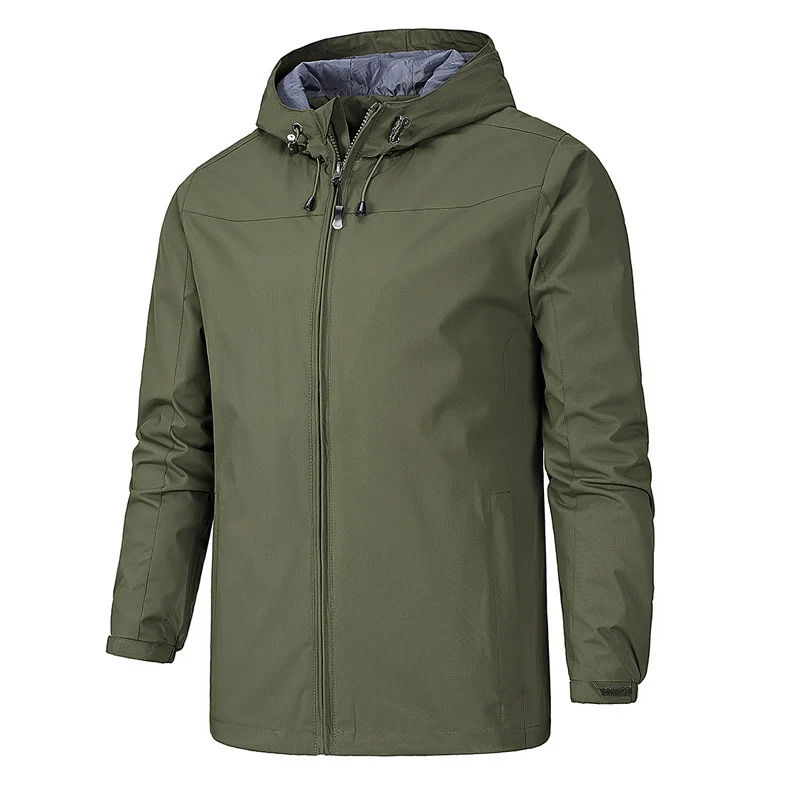 Herren Ultraleichter Ripstop-Kapuzenblouson mit wind- und wasserabweisender Membran Nord Taschen