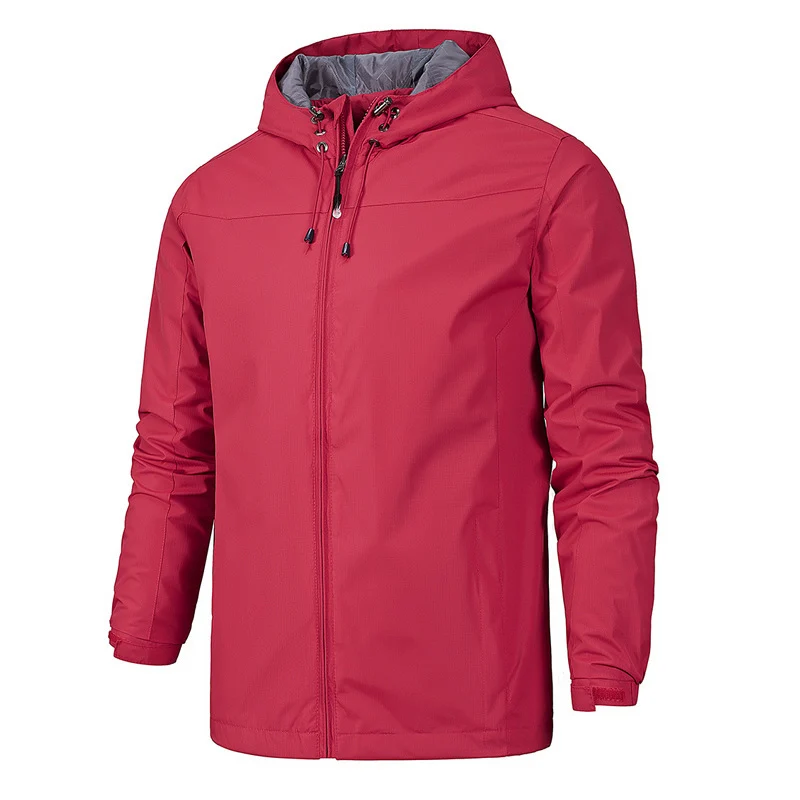 Herren Ultraleichter Ripstop-Kapuzenblouson mit wind- und wasserabweisender Membran Nord Taschen
