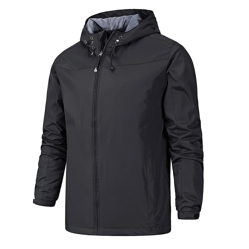 Herren Ultraleichter Ripstop-Kapuzenblouson mit wind- und wasserabweisender Membran Nord Taschen