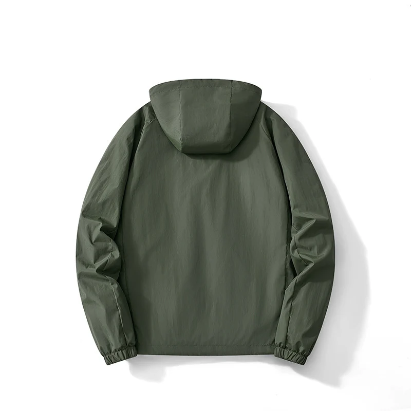 Herren Ultraleichter Kapuzen-Windbreaker mit atmungsaktivem Mesh‑Futter und verdecktem Reißverschluss Nord Taschen