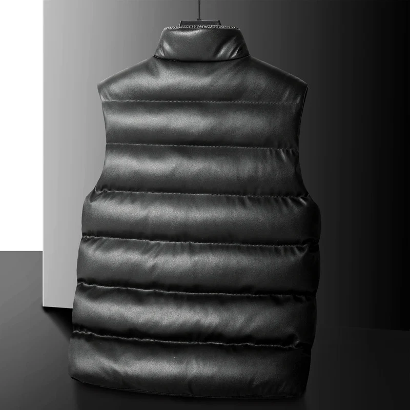 Herren Wattierte Steppweste mit Cargo‑Taschen und hohem Stehkragen Nord Taschen