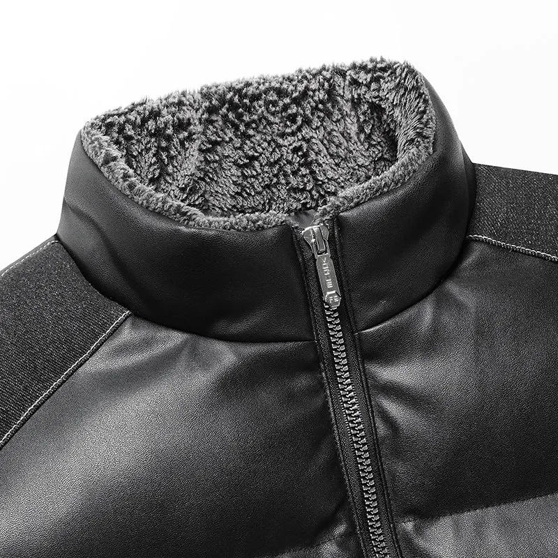 Herren Wattierte Steppweste mit Cargo‑Taschen und hohem Stehkragen Nord Taschen