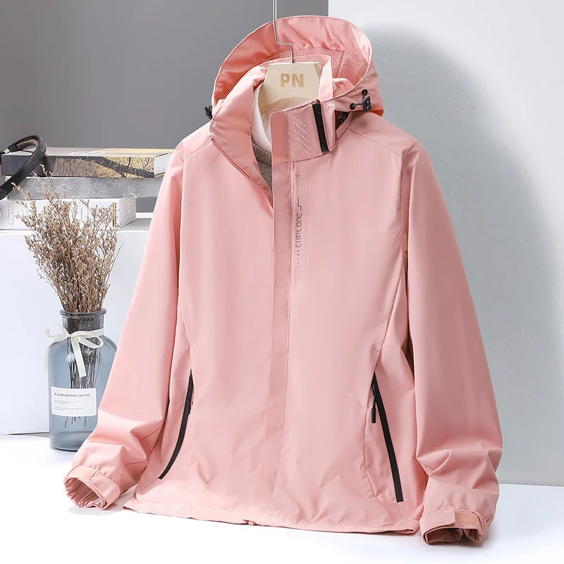 Herren Leichte wasserabweisende Kapuzen‑Shelljacke mit winddichter Membran und verdecktem Reißverschluss Nord Taschen