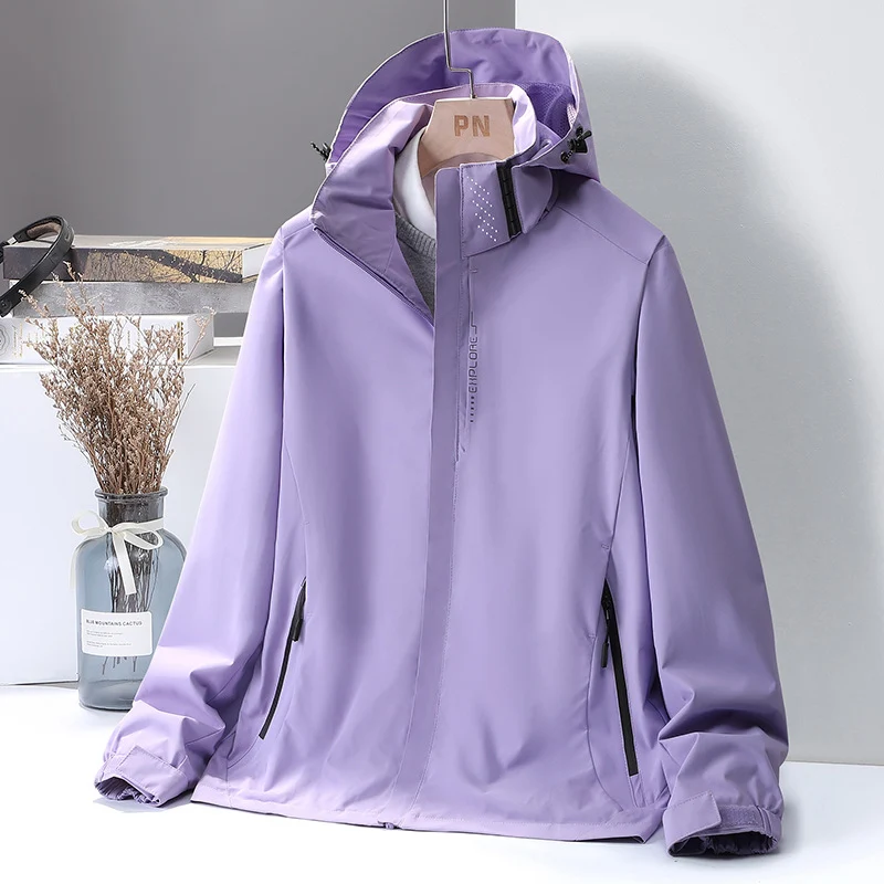 Herren Leichte wasserabweisende Kapuzen‑Shelljacke mit winddichter Membran und verdecktem Reißverschluss Nord Taschen