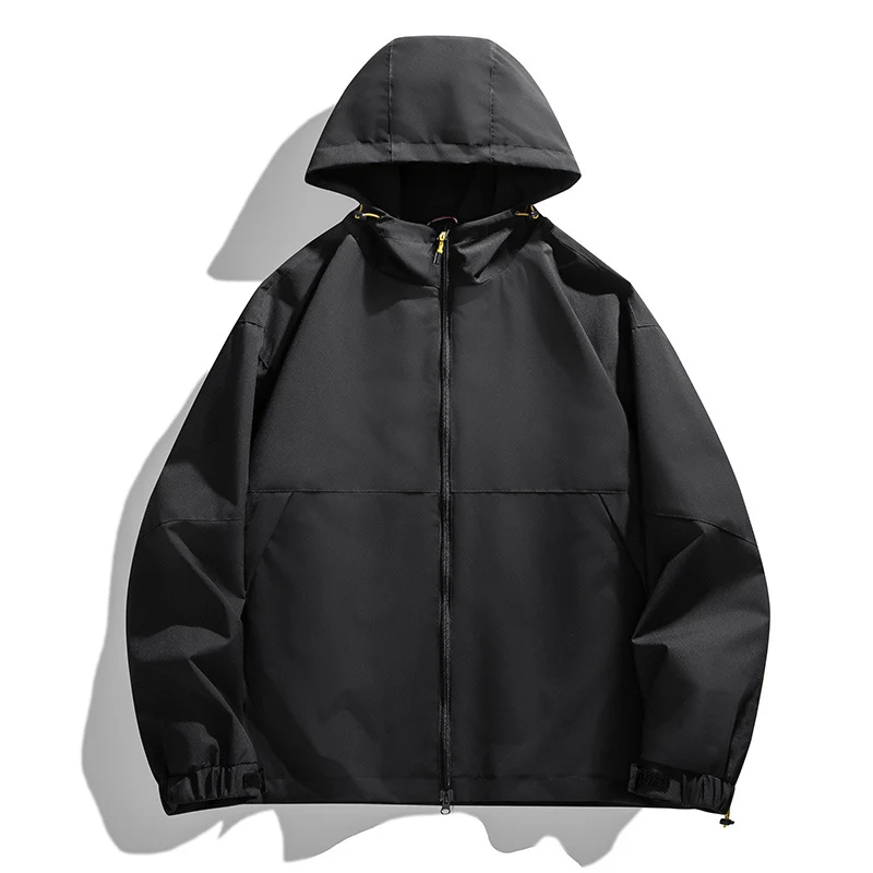 Herren Leichte Urban-Softshell Kapuzenjacke mit minimalistischer Nahtführung und verdecktem Reißverschluss Nord Taschen