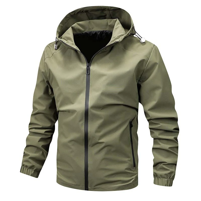Herren Leichte Softshell‑Kapuzenjacke mit wasserabweisender Membran und versiegelten Reißverschlüssen Nord Taschen