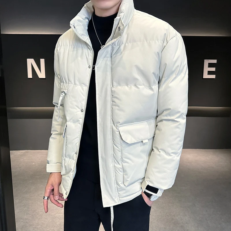 Herren Thermo-Steppjacke mit hohem Stehkragen und aufgesetzten Pattentaschen Nord Taschen