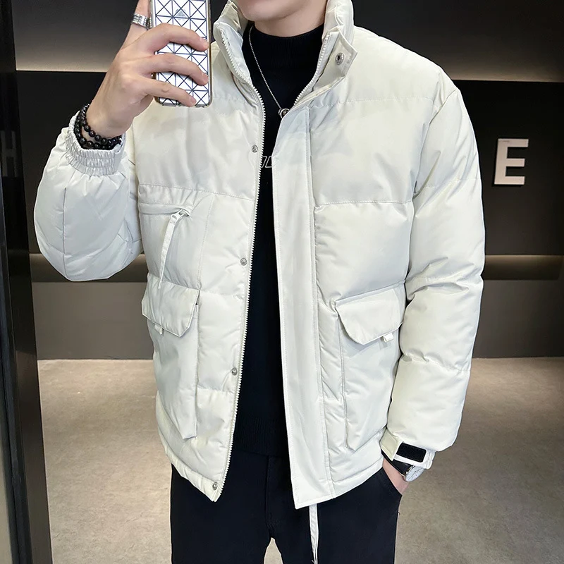 Herren Thermo-Steppjacke mit hohem Stehkragen und aufgesetzten Pattentaschen Nord Taschen