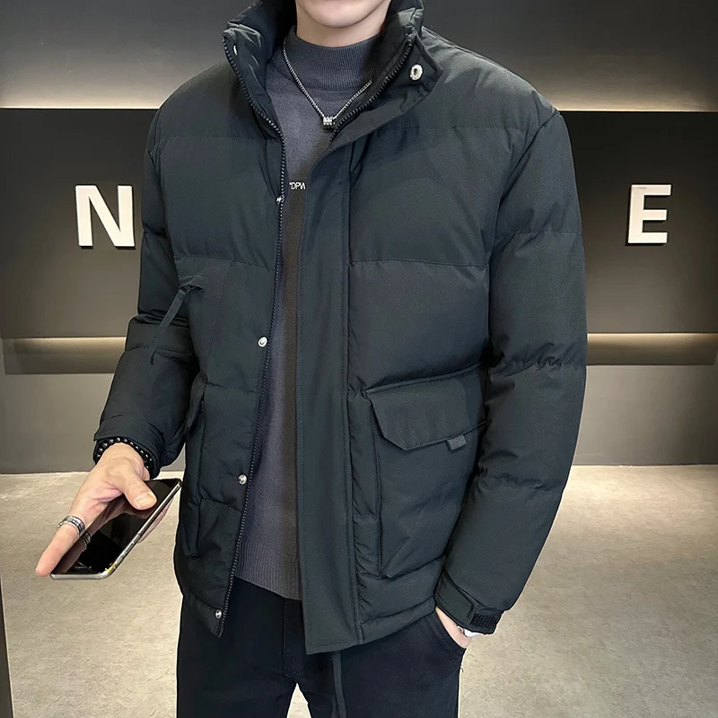 Herren Thermo-Steppjacke mit hohem Stehkragen und aufgesetzten Pattentaschen Nord Taschen