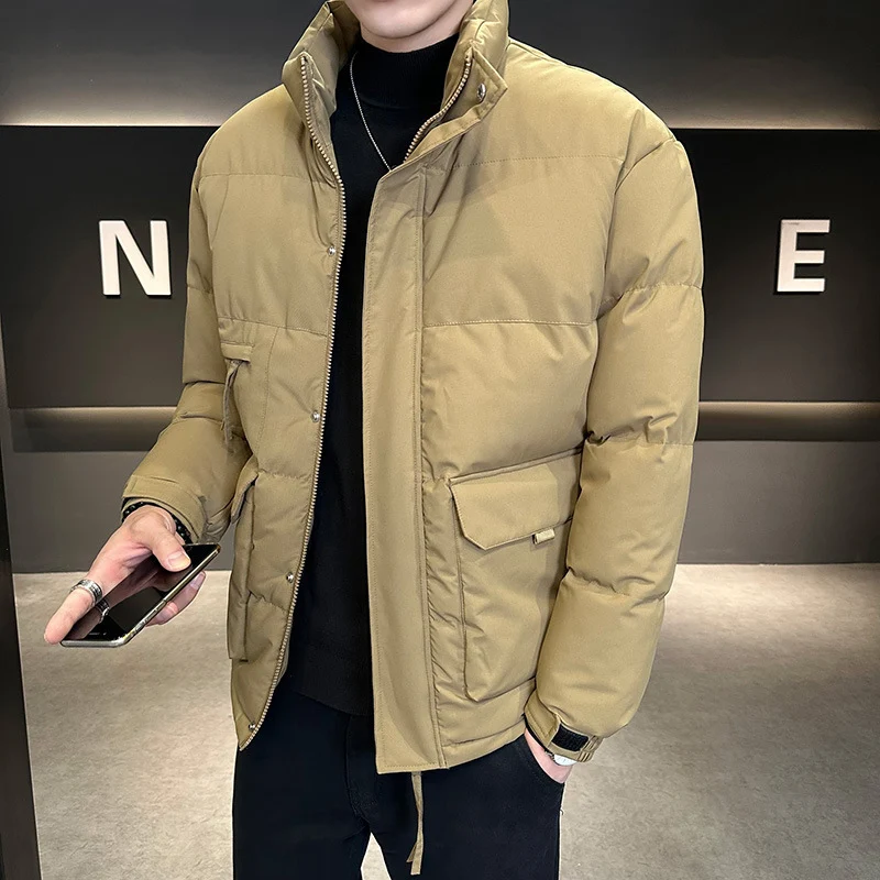 Herren Thermo-Steppjacke mit hohem Stehkragen und aufgesetzten Pattentaschen Nord Taschen