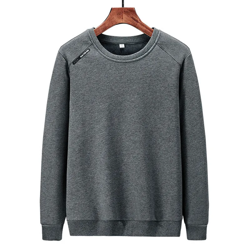 Herren Thermo‑Fleece Rundhals‑Sweatshirt mit Raglanärmeln Nord Taschen