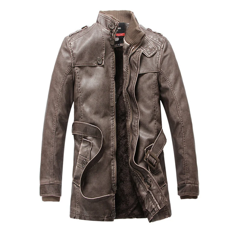 Herren Thermo-Denimparka mit Sherpa‑Futter, hohem Kragen und multifunktionalen Taschen Nord Taschen