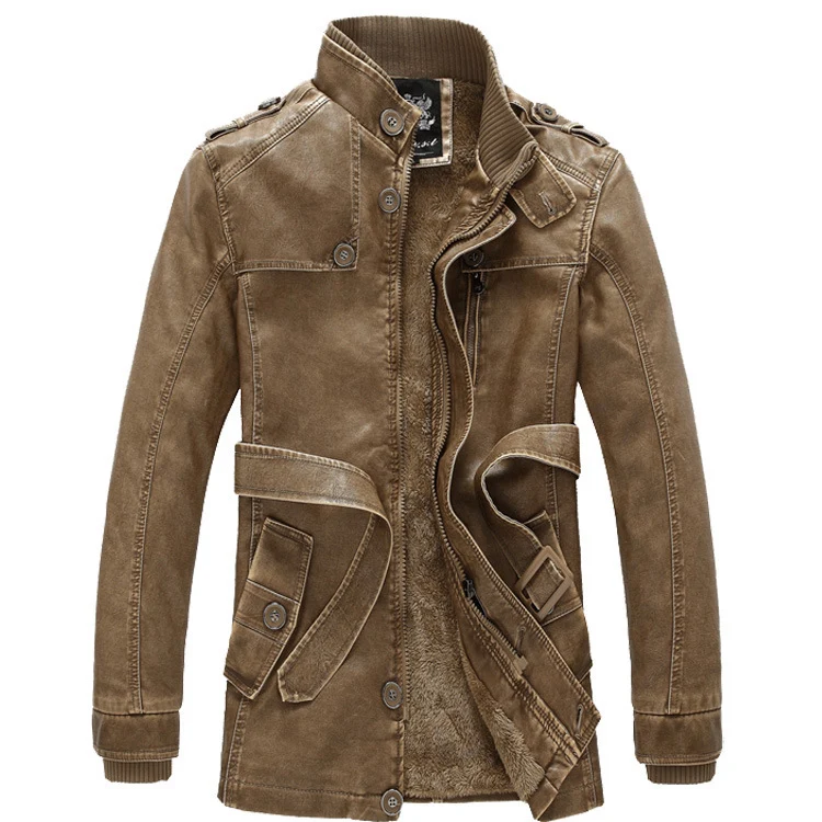 Herren Thermo-Denimparka mit Sherpa‑Futter, hohem Kragen und multifunktionalen Taschen Nord Taschen