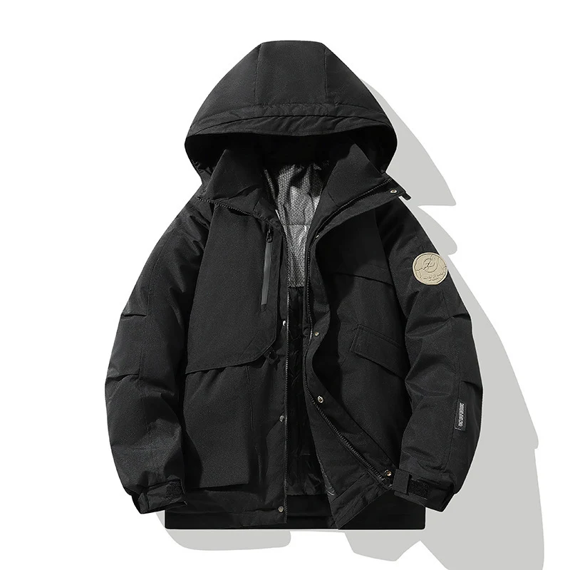 Herren Technischer Kapuzen‑Fieldparka mit Thermoisolierung, winddichter Membran und Multifachtaschen Nord Taschen