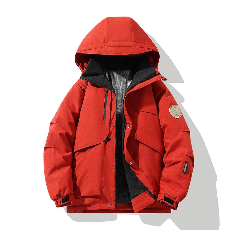 Herren Technischer Kapuzen‑Fieldparka mit Thermoisolierung, winddichter Membran und Multifachtaschen Nord Taschen