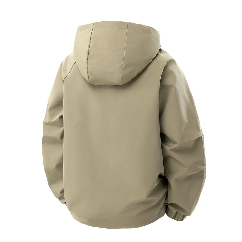 Herren Wasserabweisende urbane Parka‑Jacke mit verstellbarer Kapuze und Multifunktions‑Taschen Nord Taschen