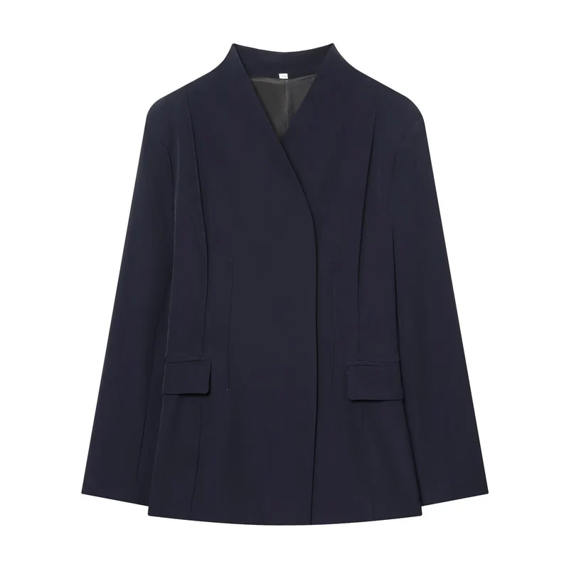 Damen Hochtaillierte weite Culotte‑Hose mit Frontreißverschluss und schmeichelnder Bundpassform Nord Taschen