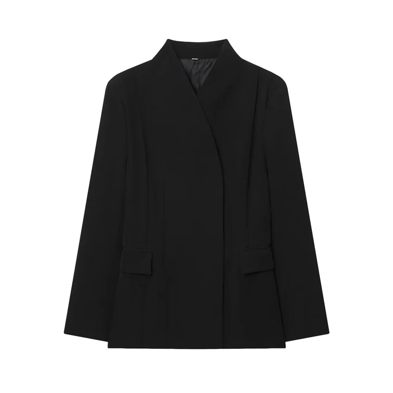 Damen Hochtaillierte weite Culotte‑Hose mit Frontreißverschluss und schmeichelnder Bundpassform Nord Taschen