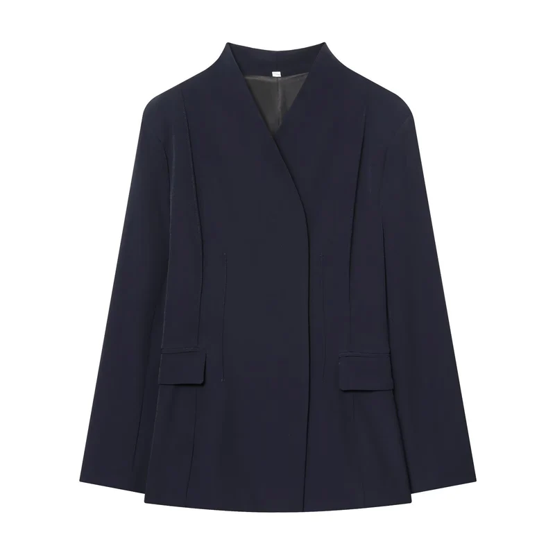 Damen Hochtaillierte weite Culotte‑Hose mit Frontreißverschluss und schmeichelnder Bundpassform Nord Taschen