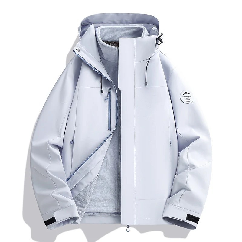 Unisex Wasserabweisende Softshelljacke mit Fleece-Innenfutter und Verstellbarer Kapuze Nord Taschen