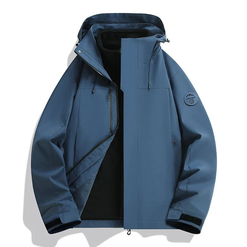 Unisex Wasserabweisende Softshelljacke mit Fleece-Innenfutter und Verstellbarer Kapuze Nord Taschen